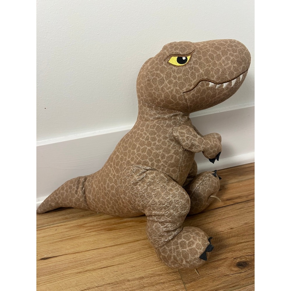 Jurassic World T-Rex Plush Kids One Size Brown Dinosaur Stuffed Animal Toy